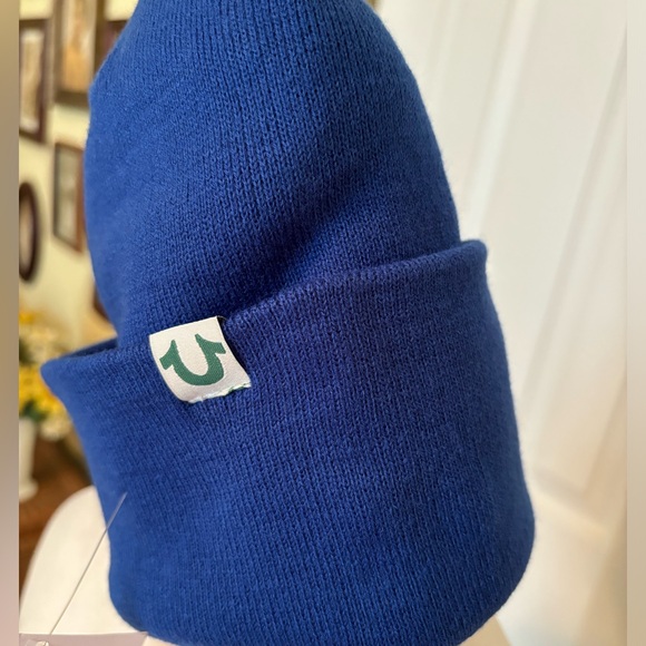 TRUE RELIGION Royal Blue Stocking Hat. - Picture 2 of 5